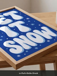 Winterliche Schneebotschaft