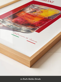 Negroni Aquarell Rot