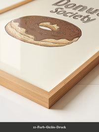 Donut Schoko-Ring Zeichnung