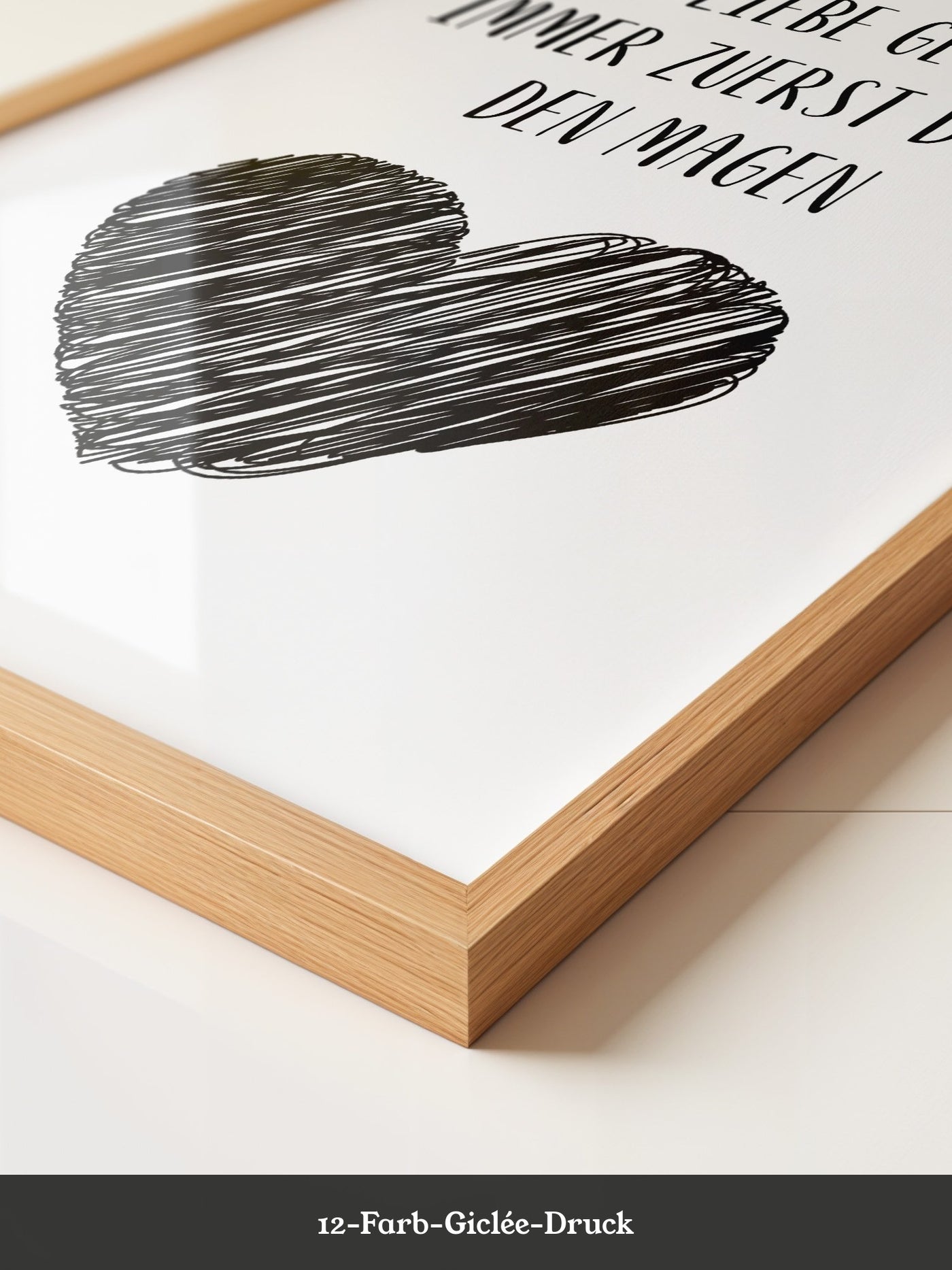 Herz Illustration Strichzeichnung