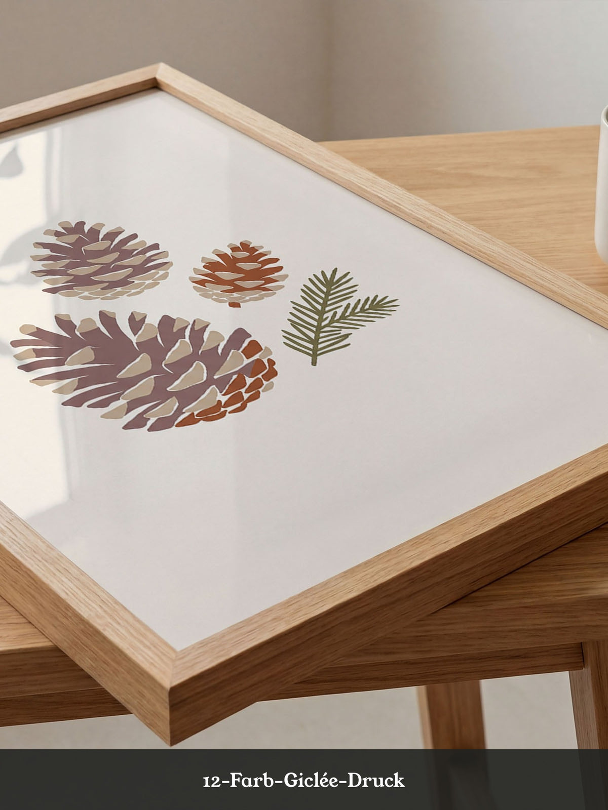 Kiefernzapfen Natur Illustration