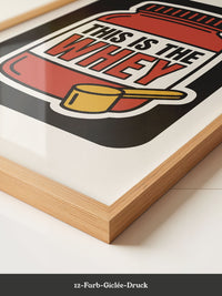 Whey Proteinpulver Poster