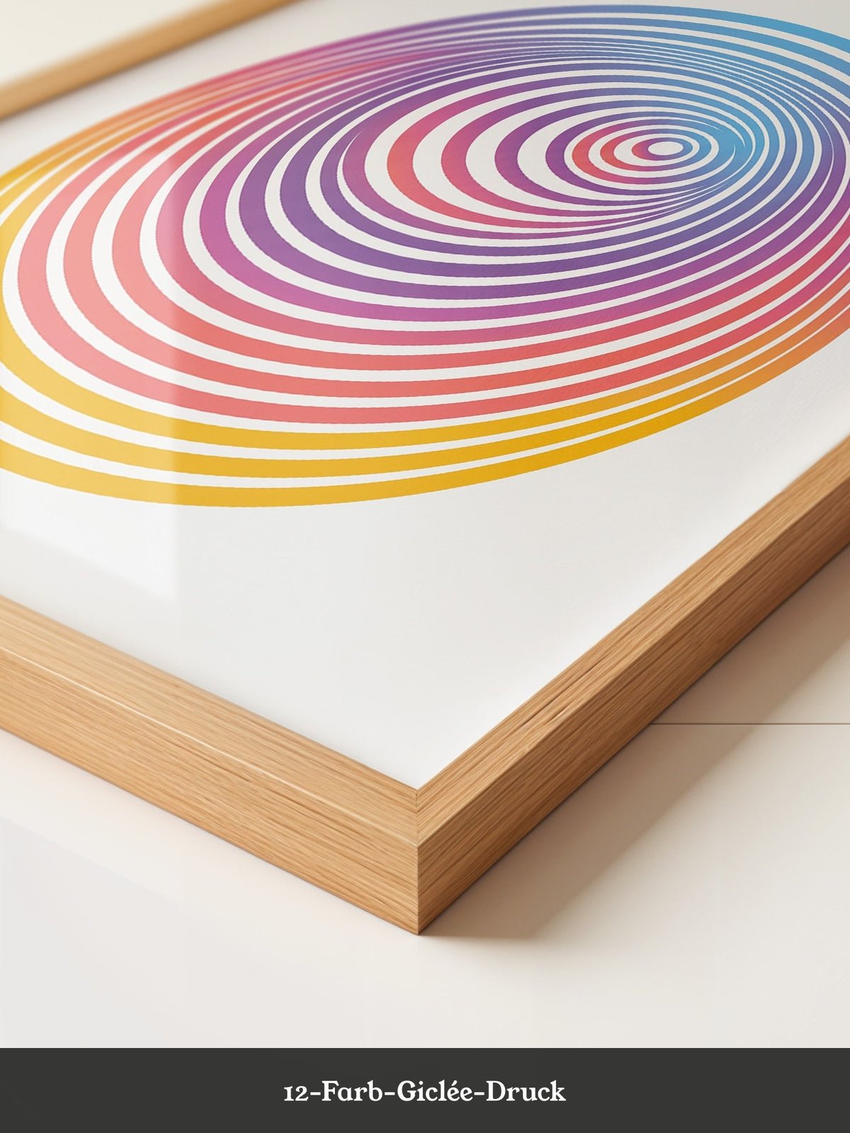 Vibrierende Spiralen Regenbogen