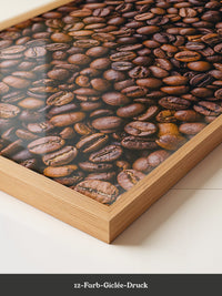 Kaffeebohnen Nahaufnahme