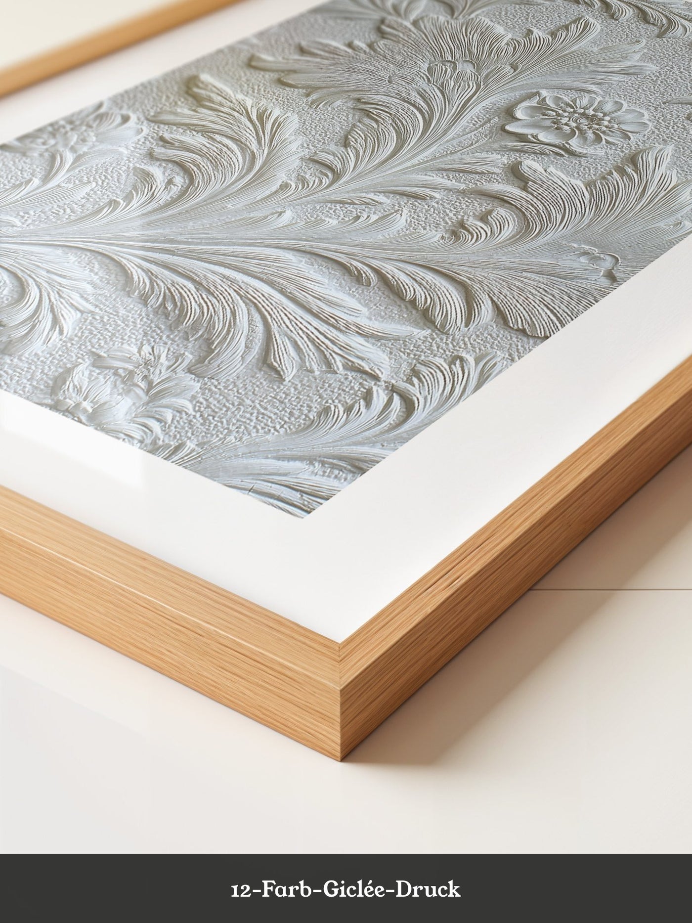 Barock Floral Reliefstruktur