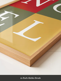 NOEL Buchstaben Buntblock