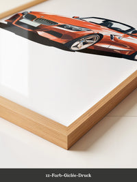 Cabrio rot Illustration