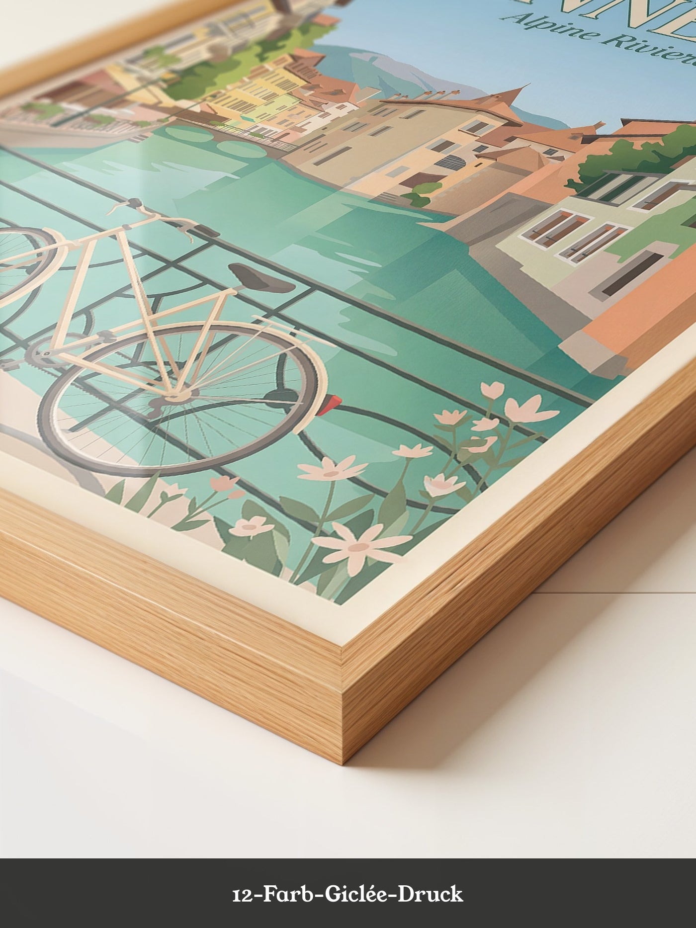 Annecy Fahrrad pastellfarben