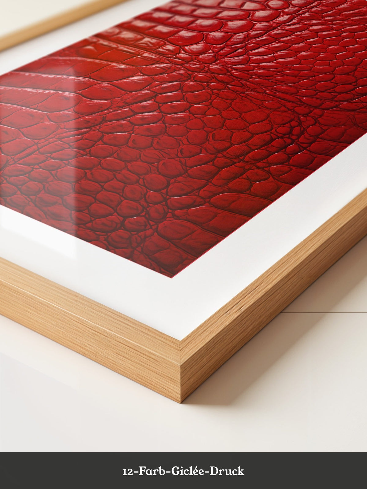 Rotes Krokodilmusterstrukturell