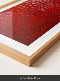 Rotes Krokodilmusterstrukturell