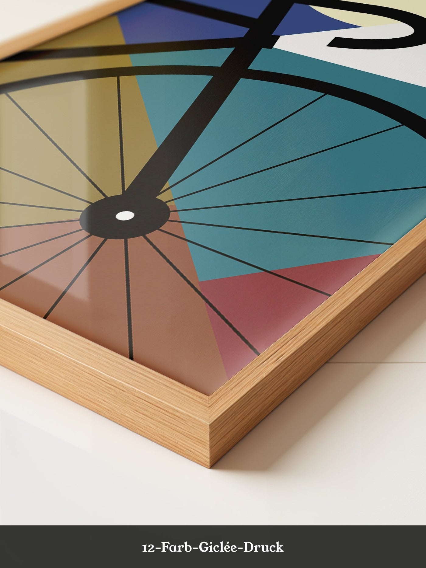 Fahrrad Abstrakt Formenspiel