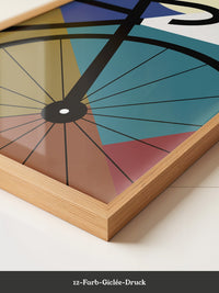Fahrrad Abstrakt Formenspiel