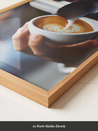 Latte Art Handwerk Dynamik