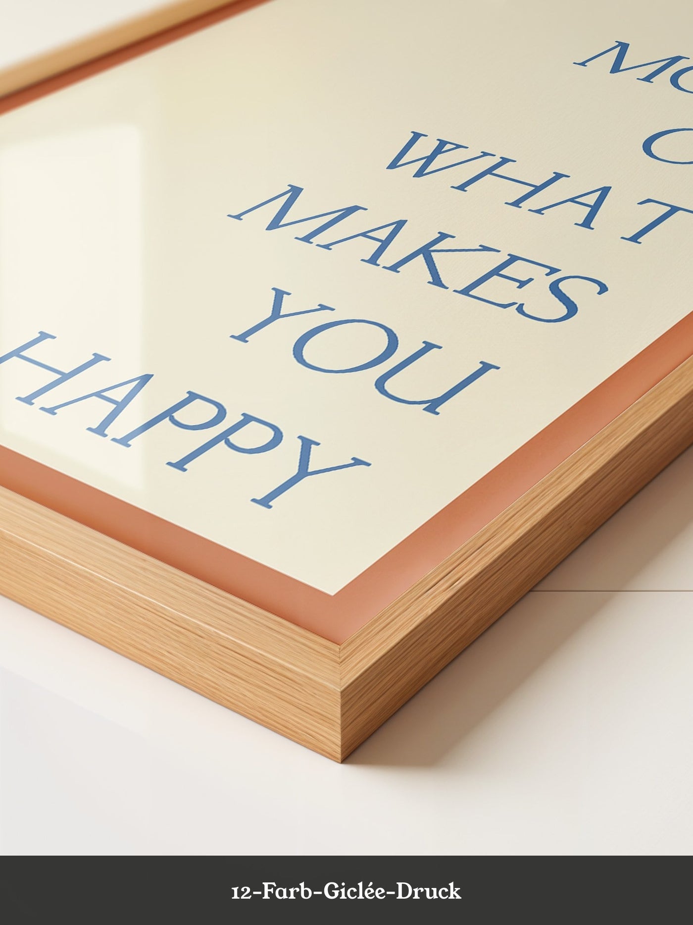 Motivationsspruch Retro Typografie