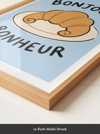 Bonjour Croissant Illustration