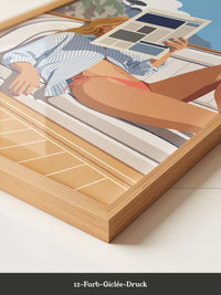 Segelboot Urlaubsfeeling Illustration