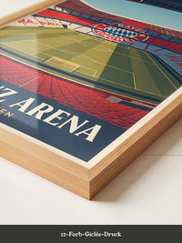 Allianz Arena Innenansicht Retro