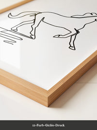 Pferd Kontur minimalistisch