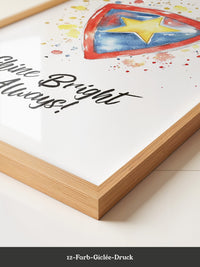 Stern Wappen Aquarellfarben