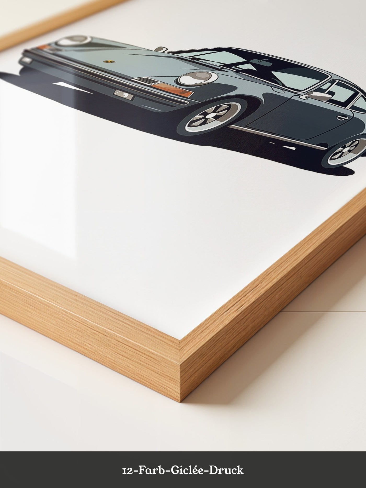 Porsche Retro Illustration