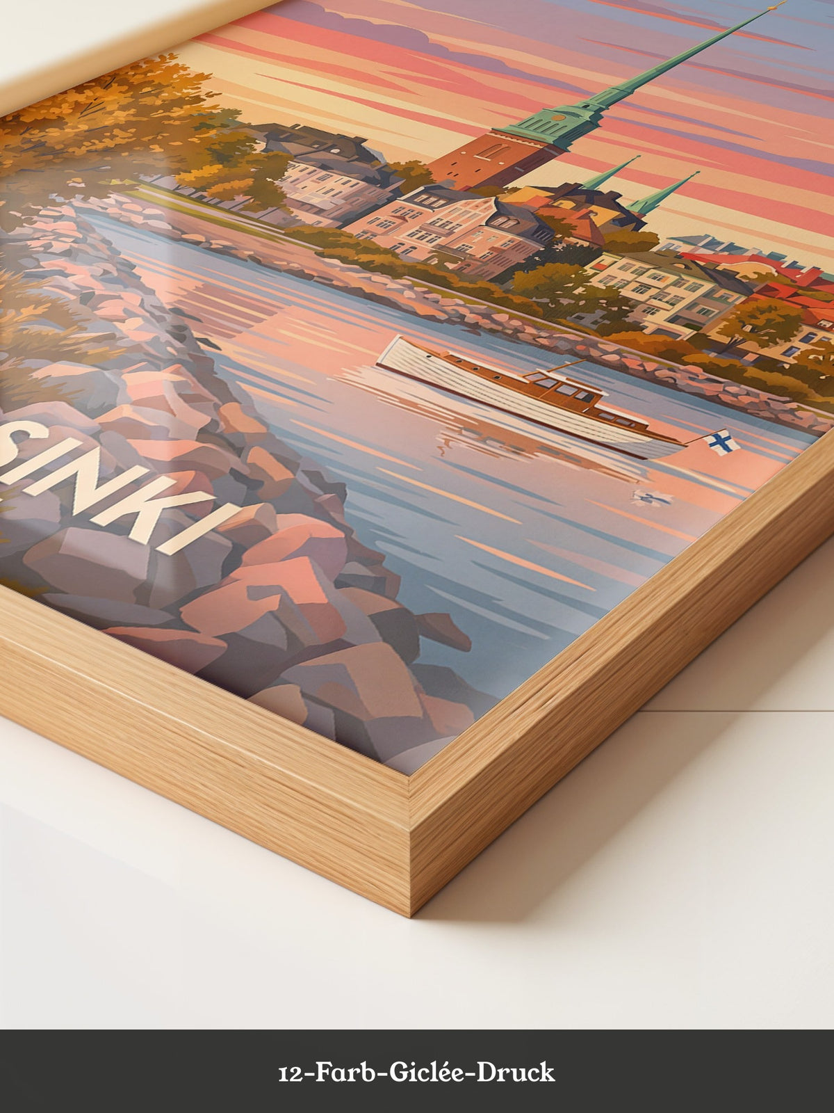Helsinki Abendrot Skandinavisch
