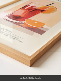 Sangria Glas pastellfarben