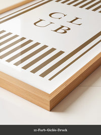 Club Streifen Minimalistisch
