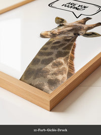 Giraffe Sprechblase Humor