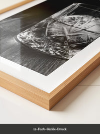 Tumbler Glasgeometrie Schwarzweiß