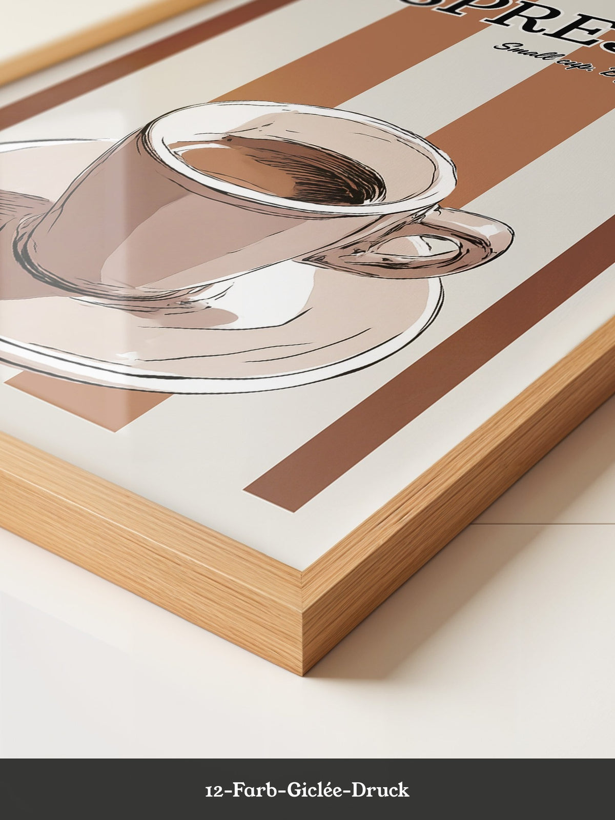 Espresso Tasse Retro Stil