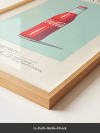 Cola Flasche Vintage Illustration