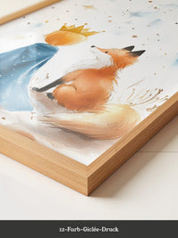 Prinz Fuchs Aquarell Sterne