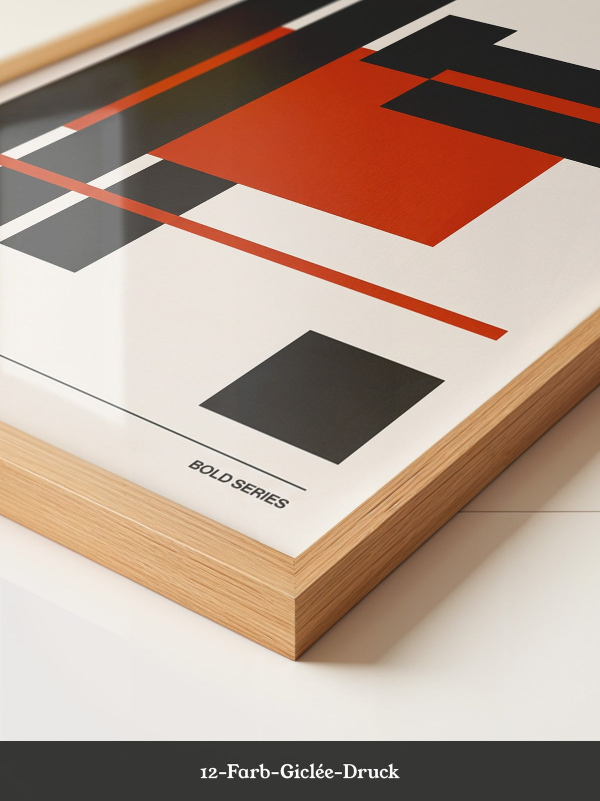 Rote Rechtecke Abstrakt Design