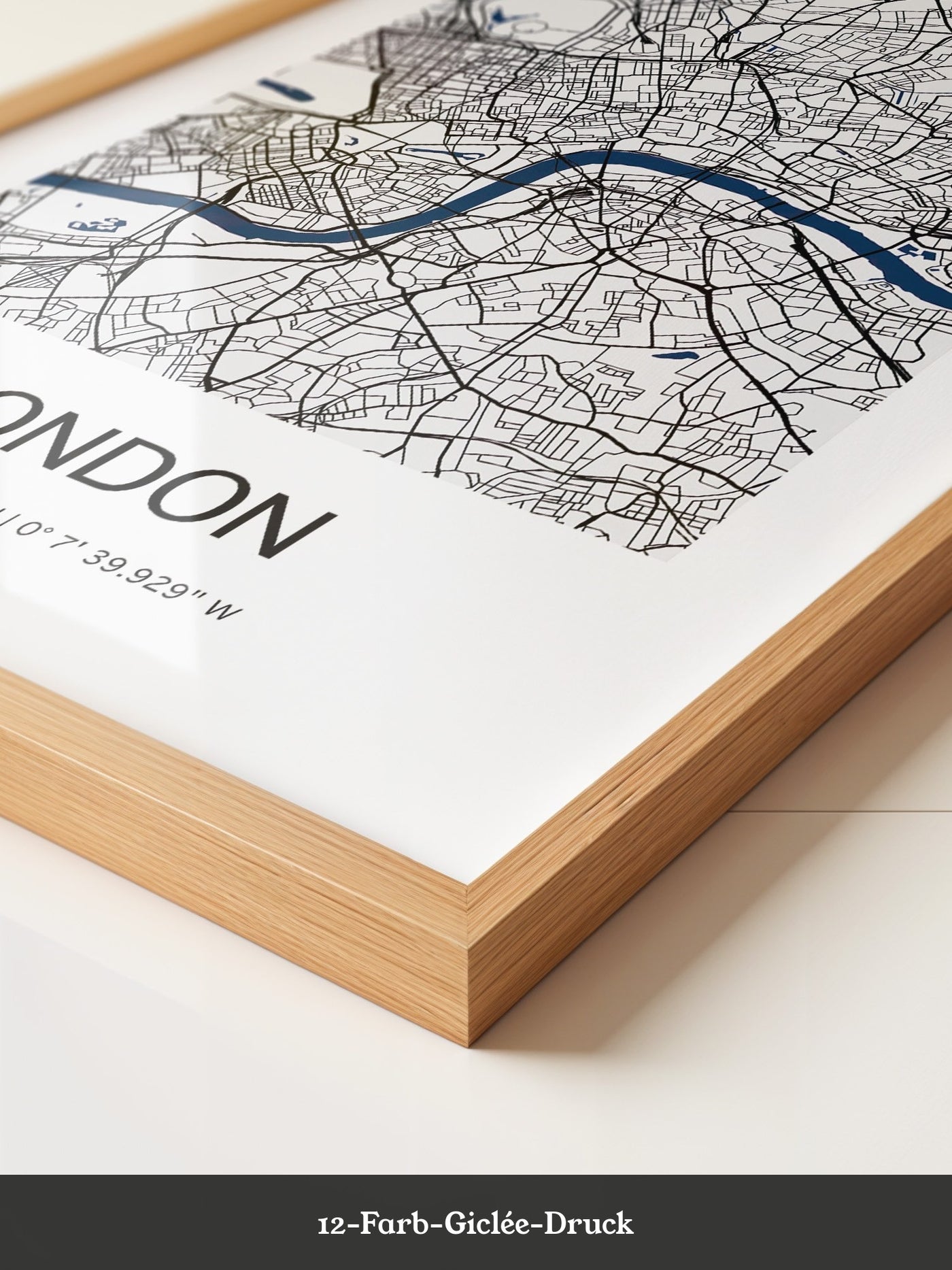 London Karte minimalistisch