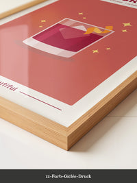 Negroni Drink Illustration Rot