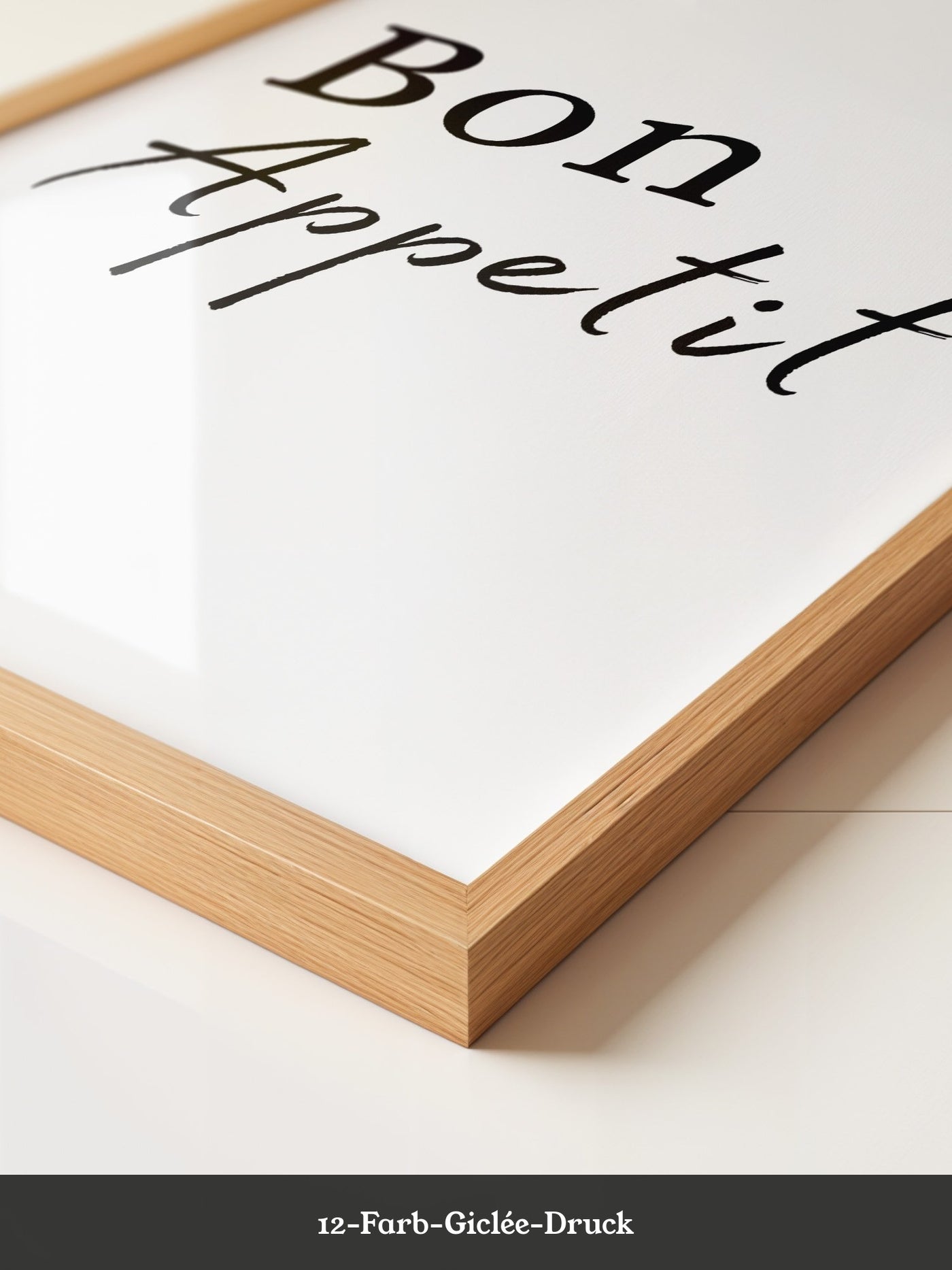 Bon Appetit Schriftzug elegant
