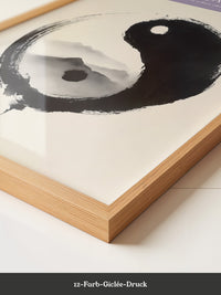 Yin Yang Berge Tintenmalerei