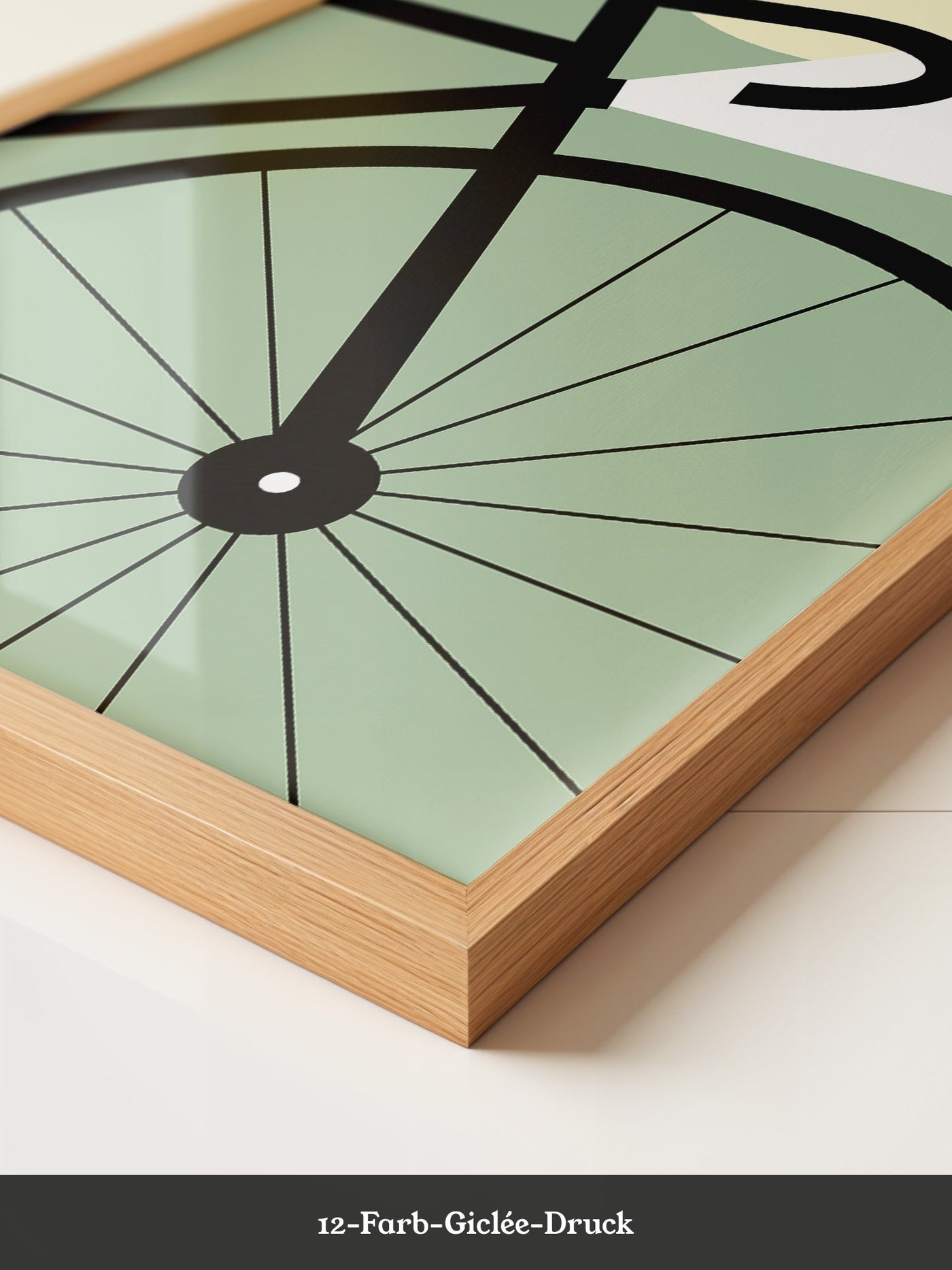 Fahrrad Grafik minimalistisch