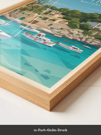 Cala Figuera Hafen Retro-Stil