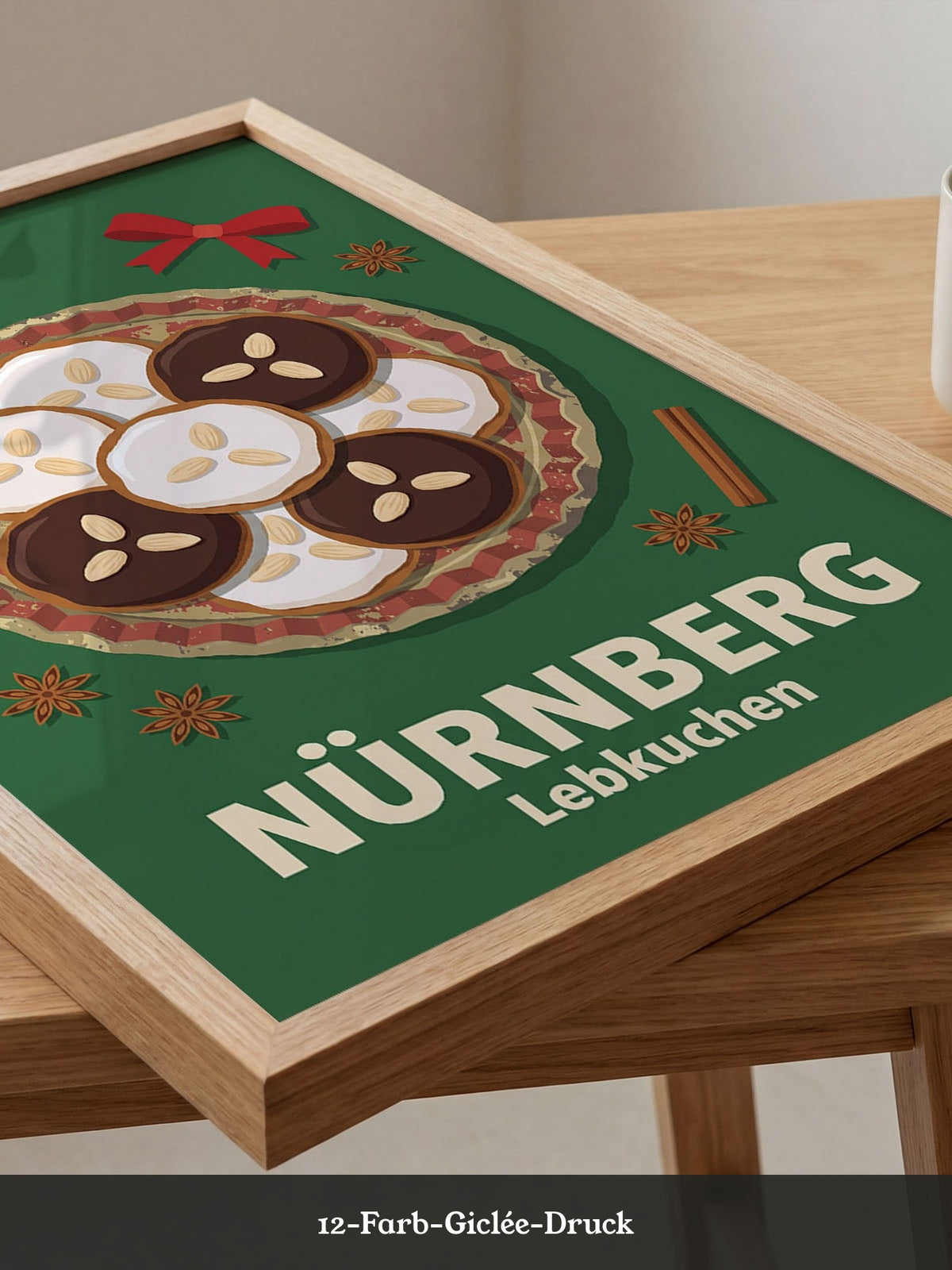 Nürnberg Lebkuchen Illustration