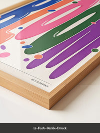 Bloom Farbenfrohes Typografie Design
