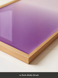 Verlauf Rosa zu Violett