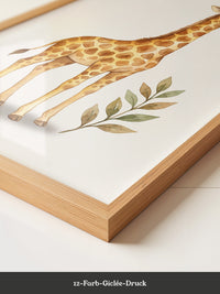 Giraffe im Aquarell-Stil