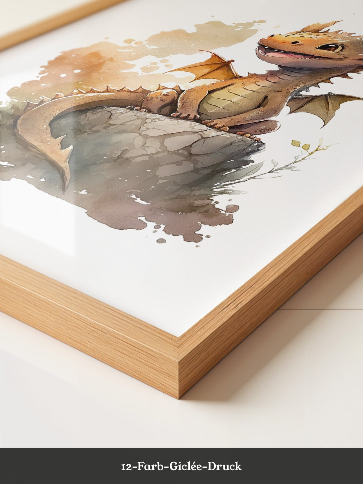 Niedlicher Drache Aquarell