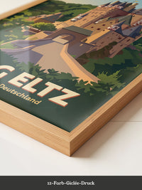Burg Eltz Schloss Illustration