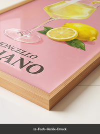 Limoncello Glas Gelb