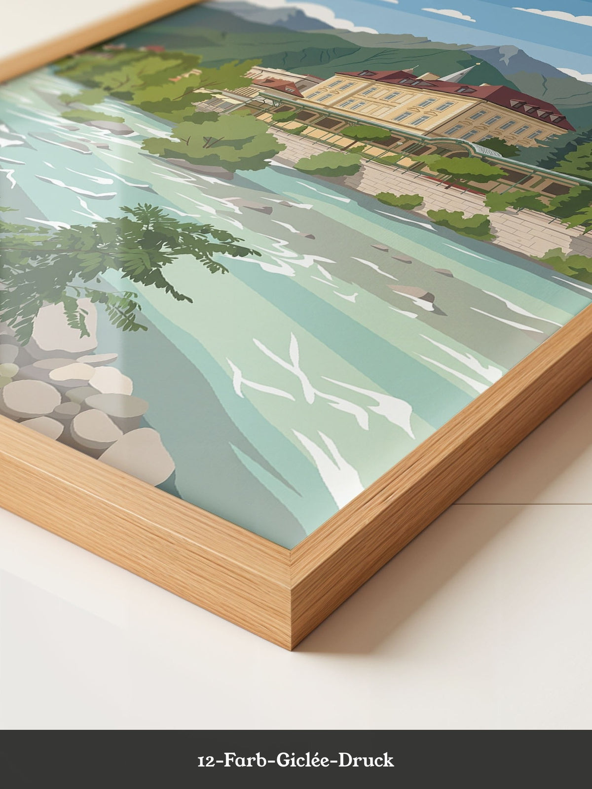Merano Illustration Architektur