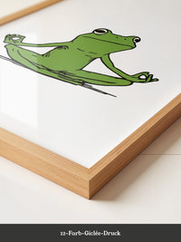 Frosch Meditation Gelassenheit