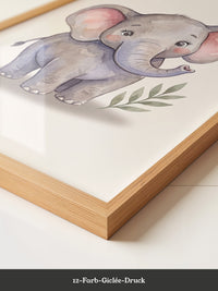 Elefant Aquarell süß