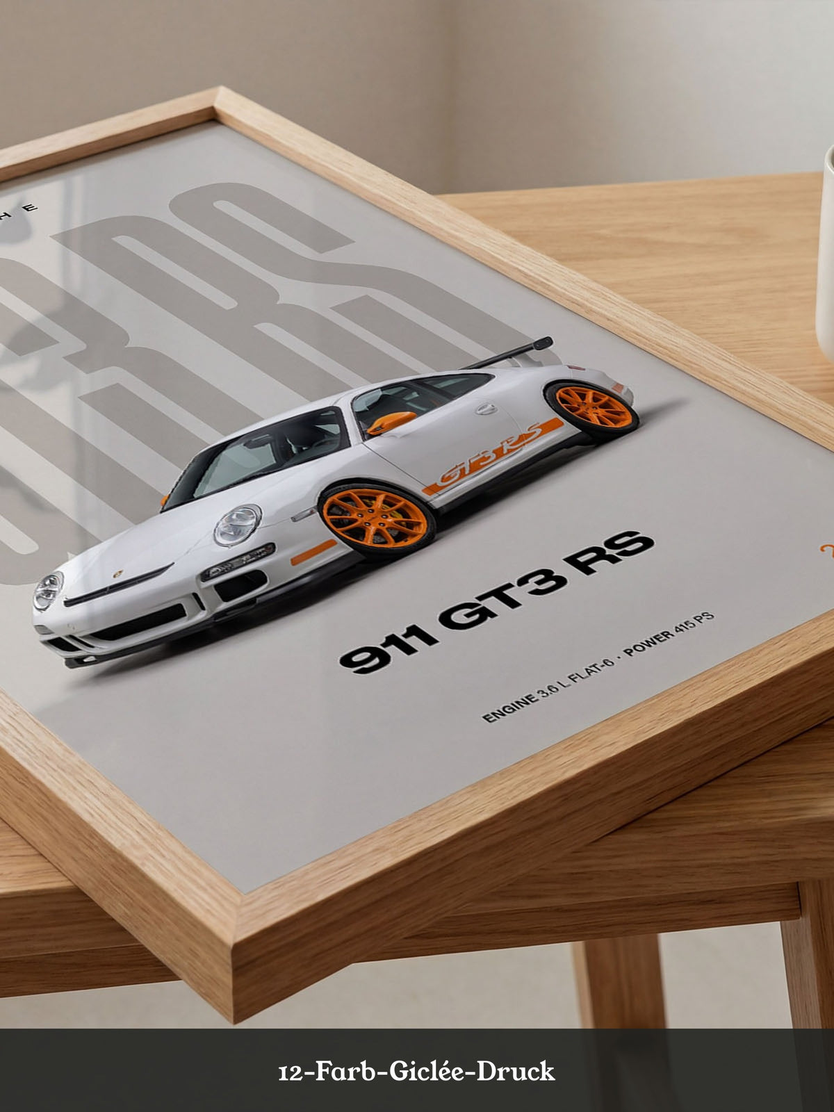 GT3 RS Sportwagen Illustration